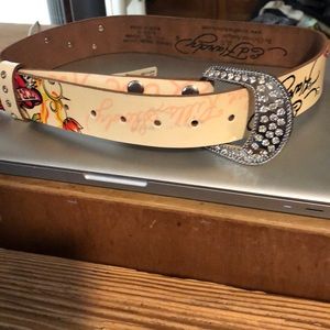 Ed Hardy belt by Christian Audigier